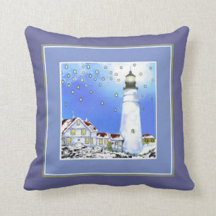 Portland Head Light Kuddde av Bonhovey Kudde