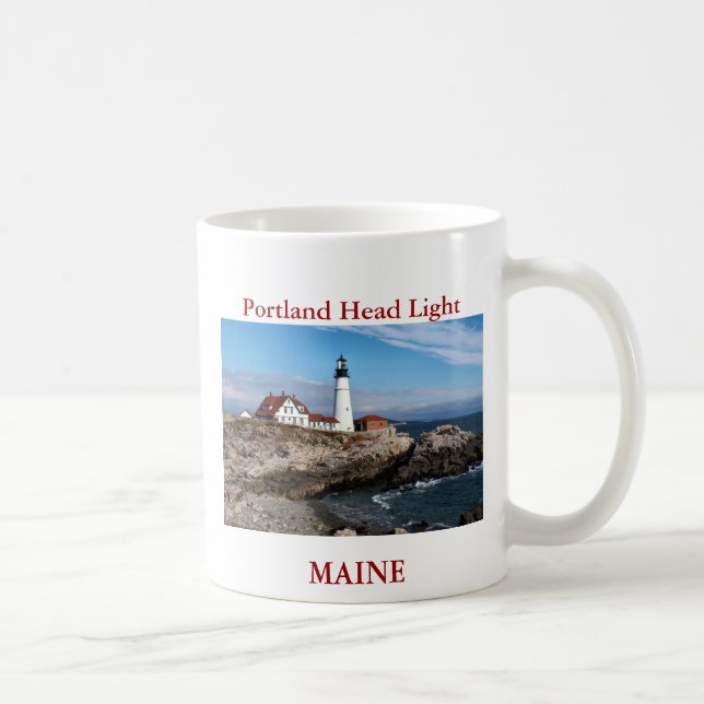 Portland Head Light, Maine Kaffemugg (Höger)
