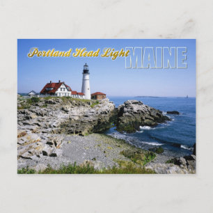 Portland Head Lighthouse, Cape Elizabeth, Maine Vykort
