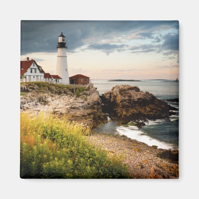 Portland Head Lighthouse | Cape Elizabeth, Me Magnet (Framsidan)