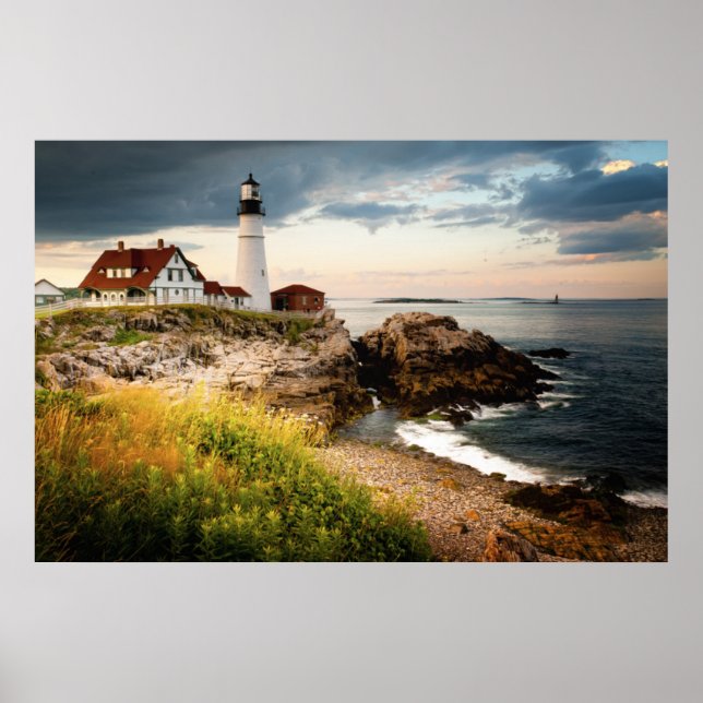 Portland Head Lighthouse | Cape Elizabeth, Me Poster (Framsidan)