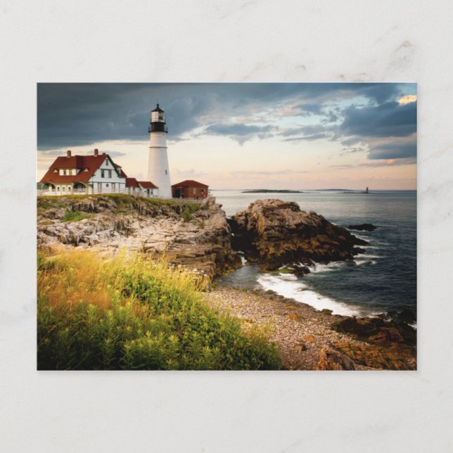 Portland Head Lighthouse | Cape Elizabeth, Me Vykort (Framsida)