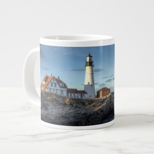 Portland Head Lighthouse Jumbo Mugg (Framsida vänster)