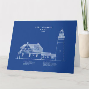 Portland Head Lighthouse - Maine - AD Tack Kort