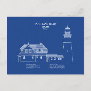 Portland Head Lighthouse - Maine - AD Vykort