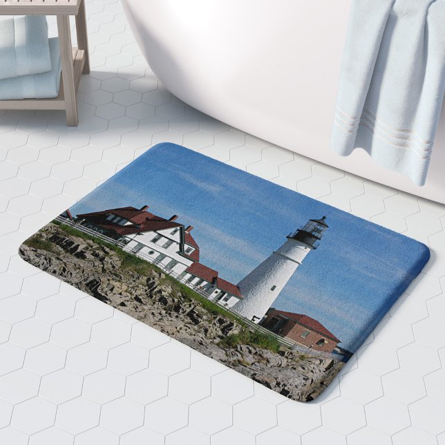 Portland Head Lighthouse Maine Badrumsmatta (Skapare uppladdad)