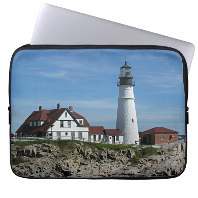 Portland Head Lighthouse, Maine Laptop Sleeve (Framsidan)