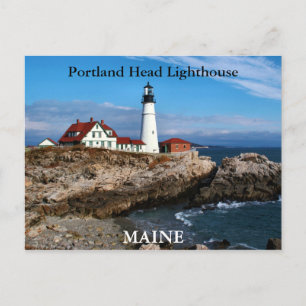 Portland Head Lighthouse, Maine Postcard Vykort