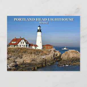 Portland Head Lighthouse, Maine Postcard Vykort