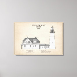 Portland Head Lighthouse - Maine - SBD Canvastryck