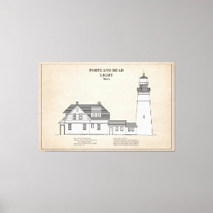 Portland Head Lighthouse - Maine - SBD Canvastryck