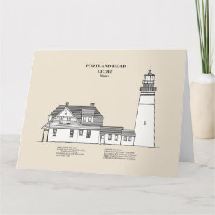 Portland Head Lighthouse - Maine - SBD Tack Kort