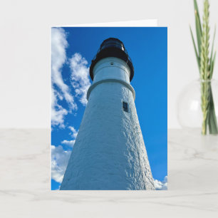 Portland Head Lighthouse Photo Blank Hälsning Kort