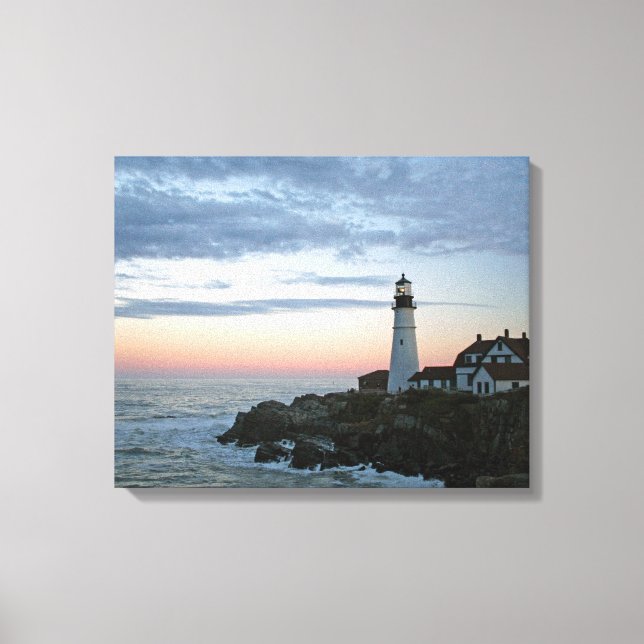 Portland Head Lighthouse Wall Art Canvas (Framsida)