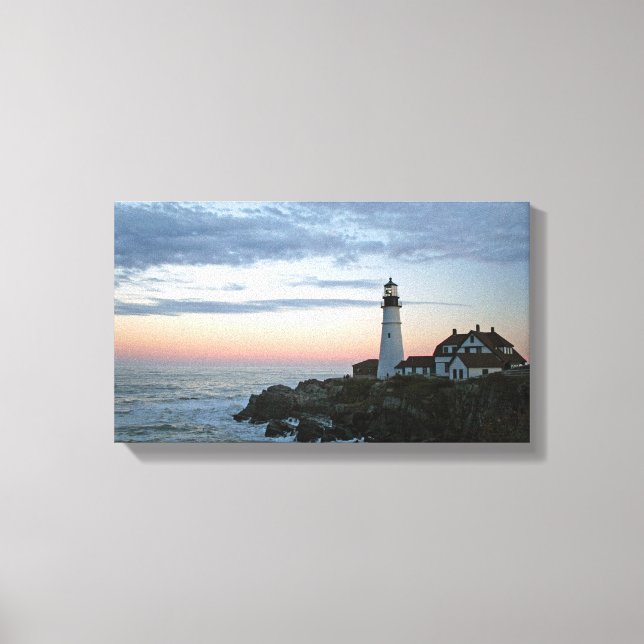Portland Head Lighthouse Wall Art Canvas (Framsida)