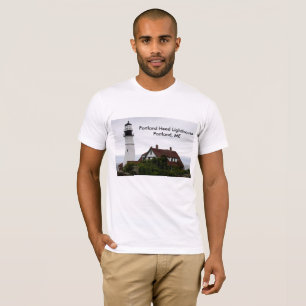 Portland Head Lightouse Maine Personalize T Shirt