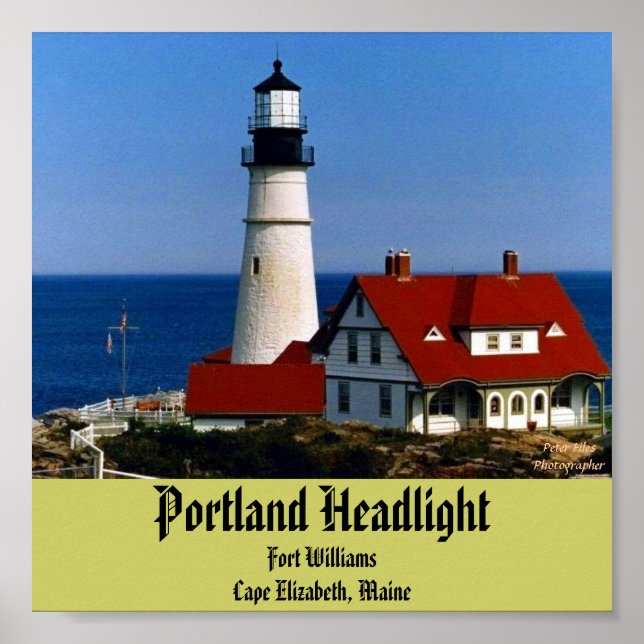 Portland Headlight Poster (Framsidan)