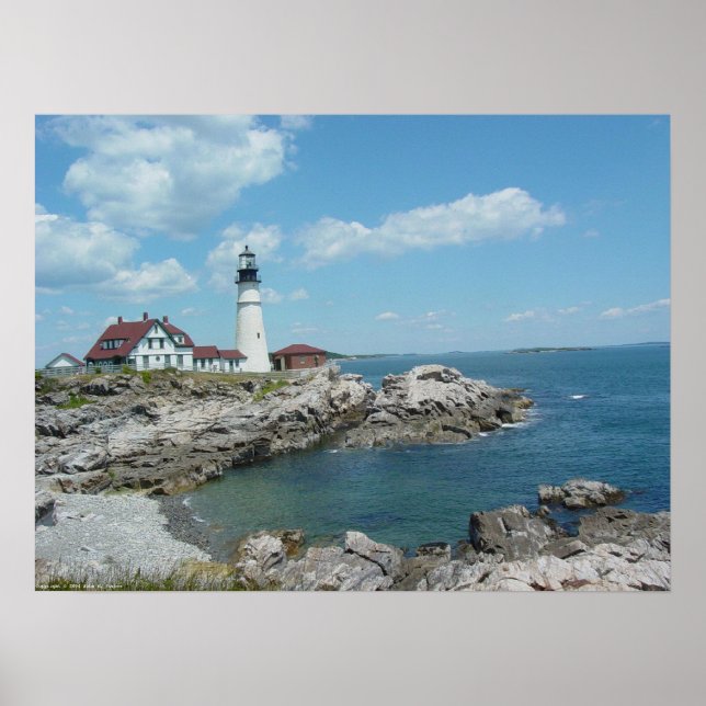 Portland Headlight Poster (Framsidan)