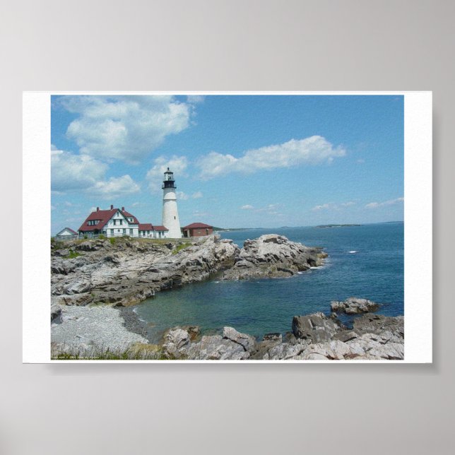 Portland Headlight Poster (Framsidan)