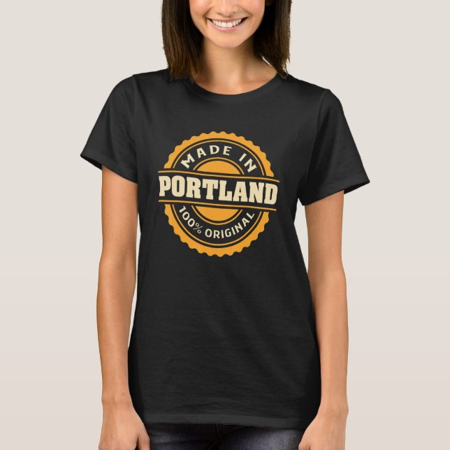 Portland Hometown T Shirt (Framsida)