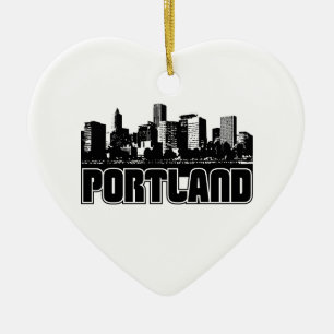 Portland horisont julgransprydnad keramik