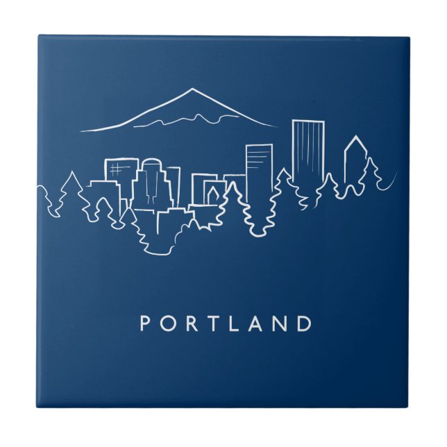 Portland horisont kakelplatta (Framsidan)