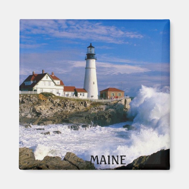 PORTLAND HUAD LIGHT, MAINE MAGNET (Framsidan)