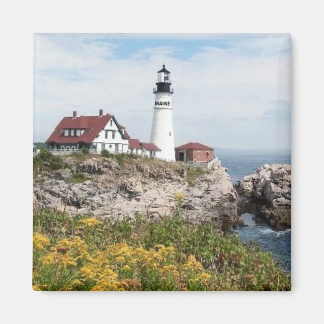 PORTLAND HUAD LIGHTHOUSE, MAINE MAGNET (Framsidan)