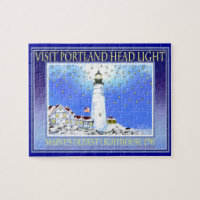 Portland huvud ljusa Puzzel med Tin vid Bonhovey