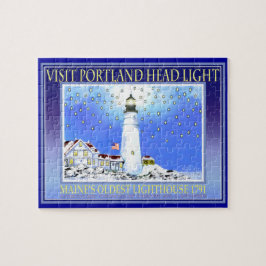 Portland huvud ljusa Puzzel med Tin vid Bonhovey Pussel