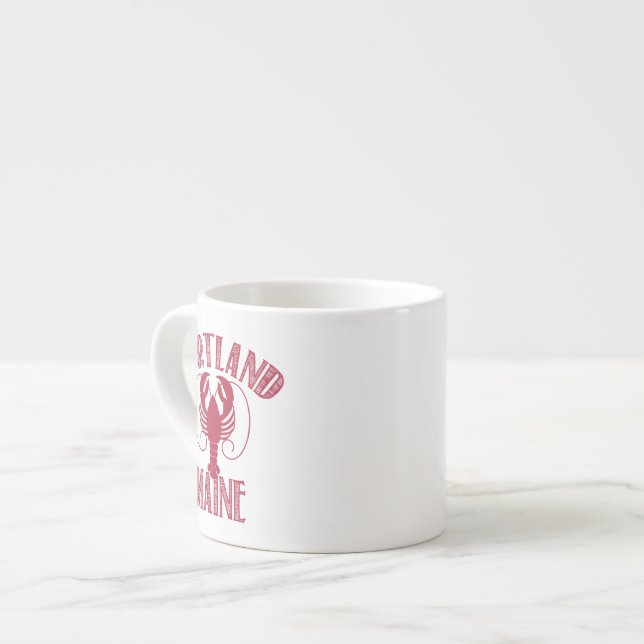 Portland huvudsaklig hummer espressomugg (Framsida vänster)