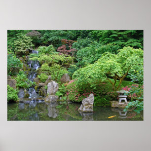 Portland japanträdgård poster