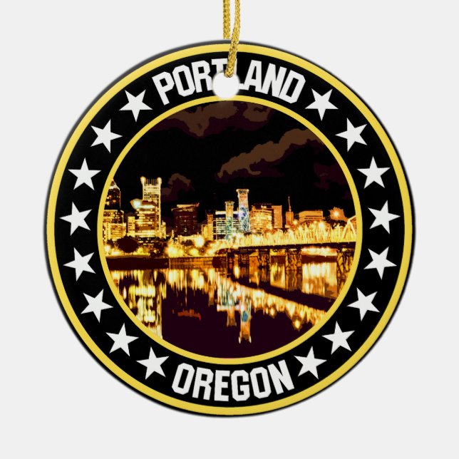 Portland Julgransprydnad Keramik (Framsidan)