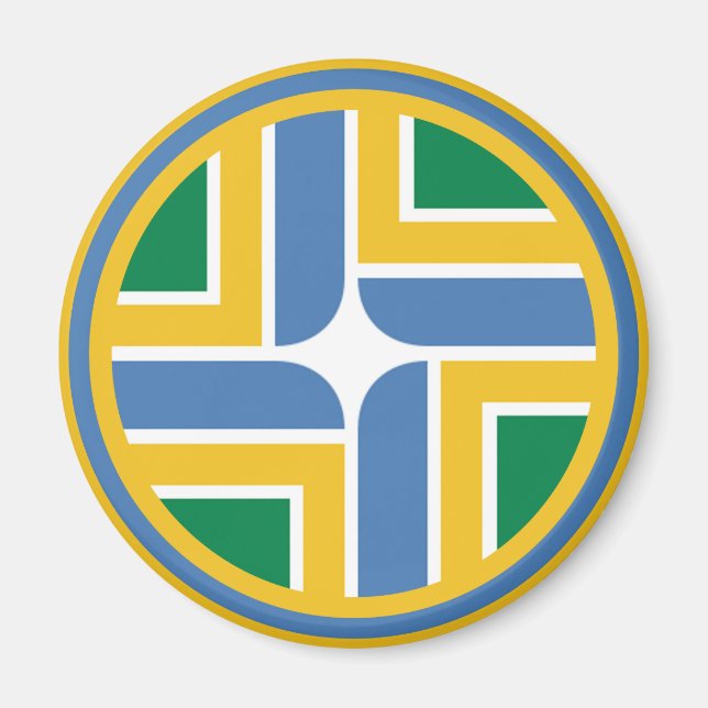 Portland Luft Patrol Roundel Magnet (Framsidan)