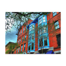 Portland Maine City Skyline vykort