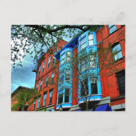 Portland Maine City Skyline vykort