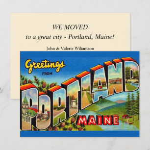 Portland Maine Flytt Tillkännagivande
