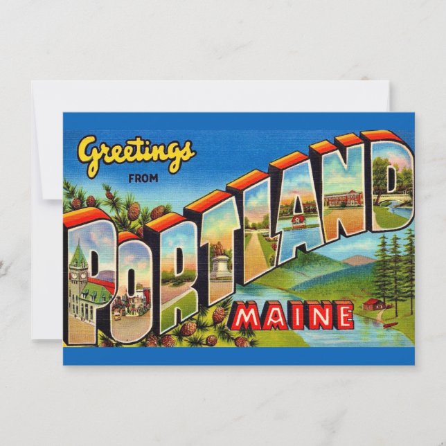 Portland Maine Flytta Announcement (Framsida)