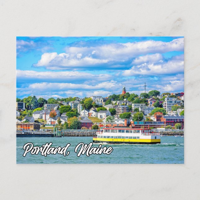 Portland, Maine, Förenade Stater Vykort (Framsida)