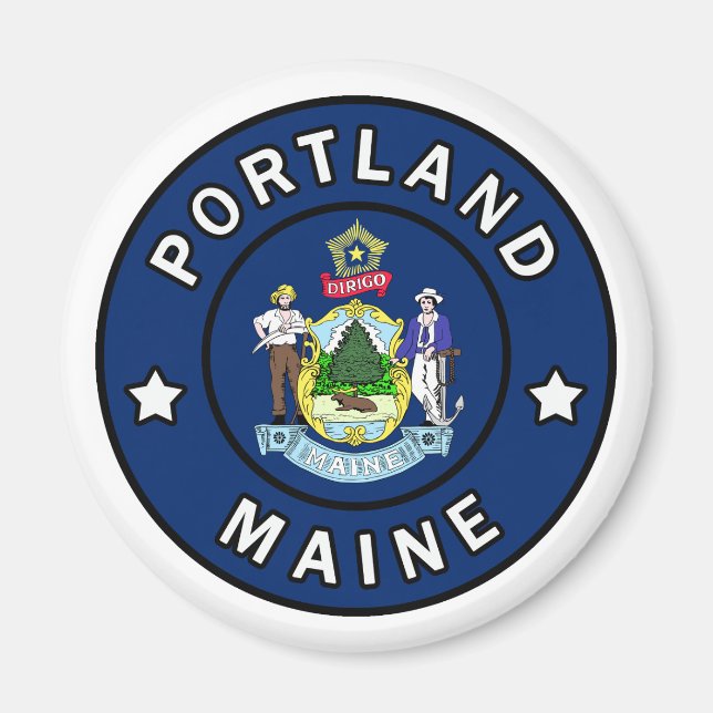 Portland Maine Magnet (Framsidan)