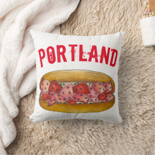 Portland Maine ME Lobster Roll Seafood Sandwich Kudde