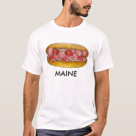 Portland Maine ME Lobster Roll Seafood Sandwich Tee
