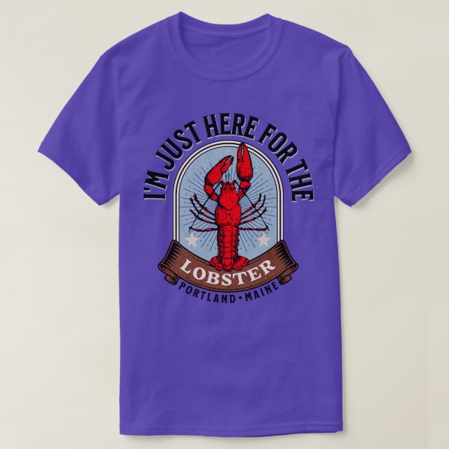 Portland Maine roligt hummer T Shirt (Design framsida)