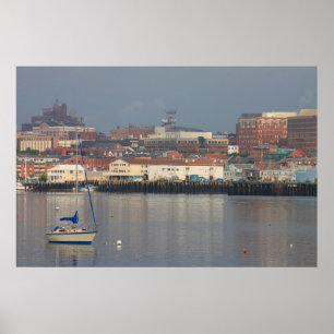 Portland Maine strand Poster