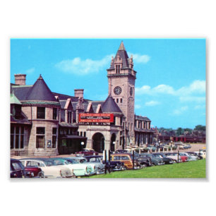 Portland, Maine Union Station 1950 Prints Fototryck