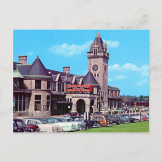 Portland, Maine Union Station 1950 s vykort