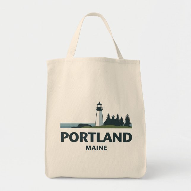 Portland Maine United Stater Tygkasse (Framsidan)