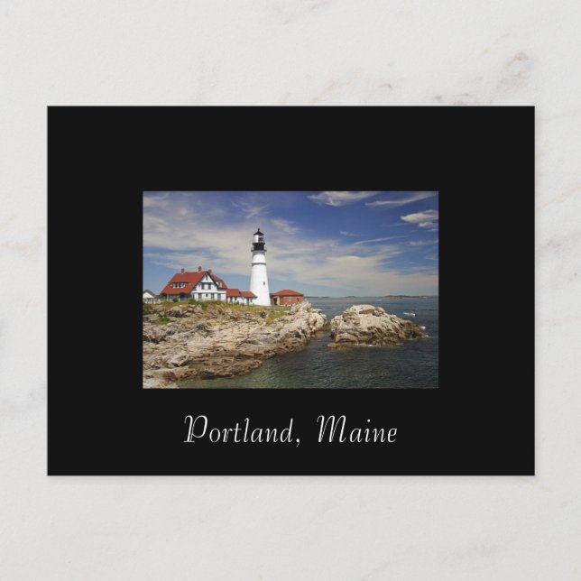 Portland Maine vykort (Framsida)