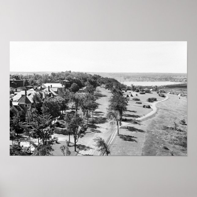 Portland, Maine Westerna strandpromenad Poster (Framsidan)