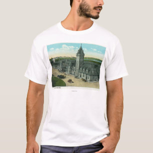 Portland MaineExterior beskådar av facklig statio Tee Shirt